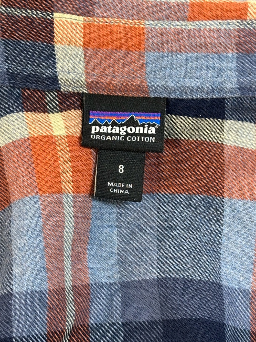 Patagonia Heywood Flannel Shirt, Button Up, Organic Cotton - Womens 8 - Picture 4 of 15